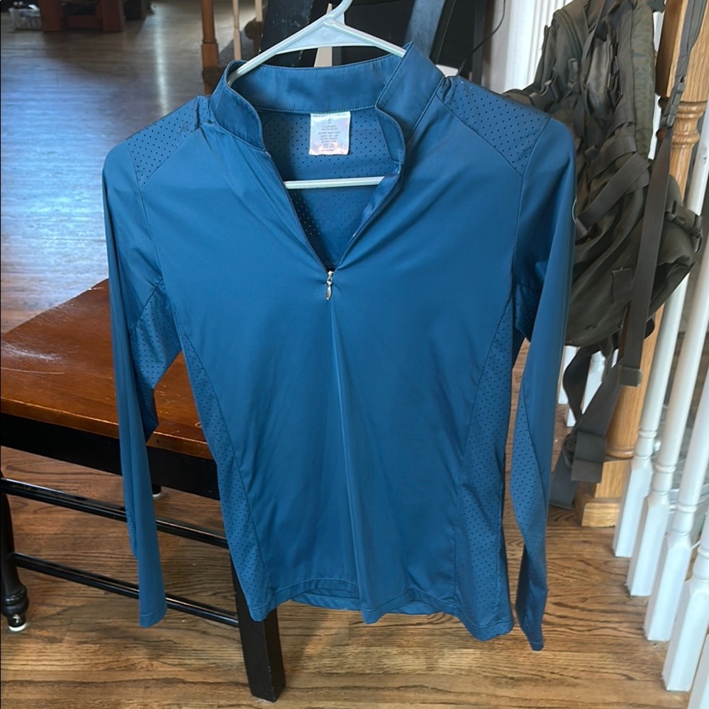 Free Ride Equestrian S Teal sun shirt